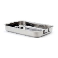 ASADERA INOX C/ASAS 36X27X7